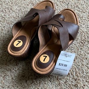 BOC brand brown sandals